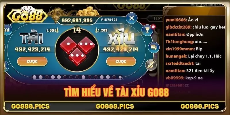 Tìm hiểu về tài xỉu GO88