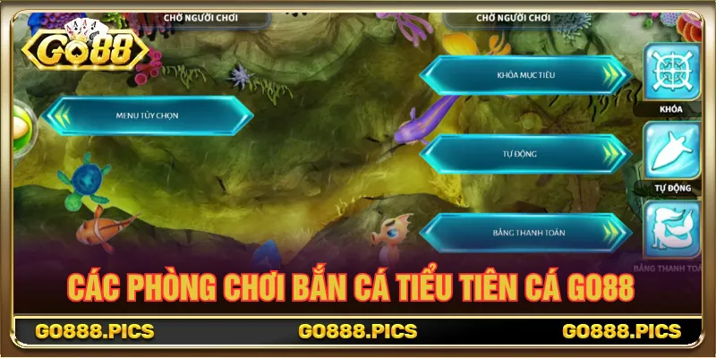Đa dạng các phòng chơi theo trình độ và mức vốn quy định