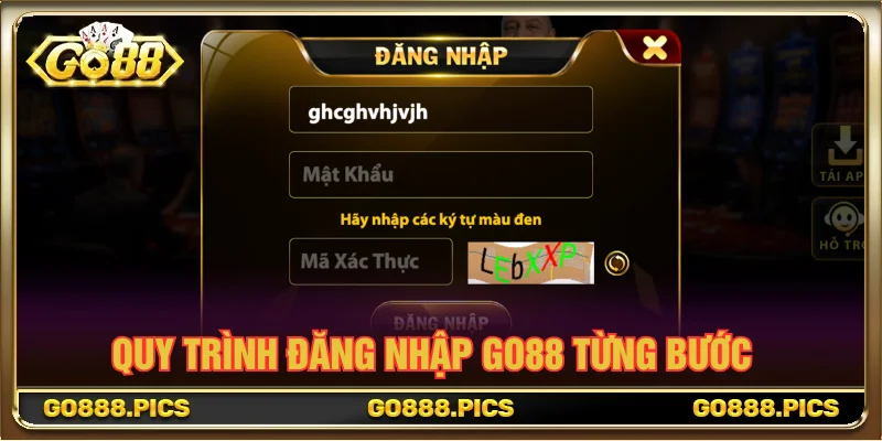 Các bước đăng nhập GO88 nhanh chóng cho thành viên