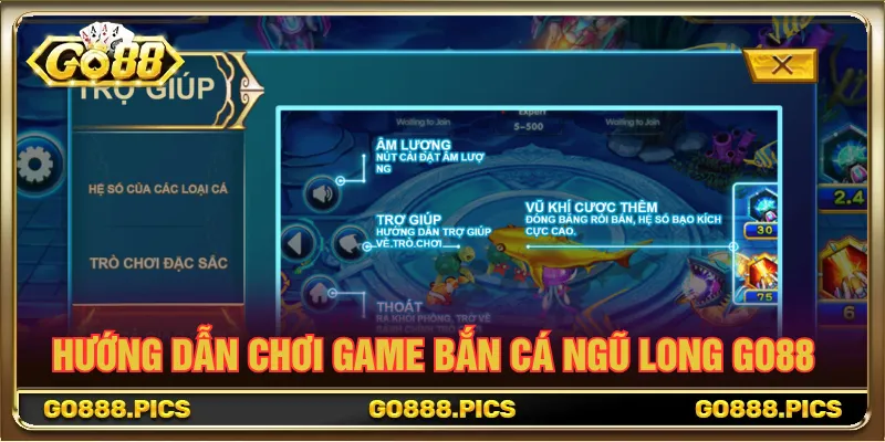 Người tham gia nắm rõ quy tắc chơi Bắn Cá Ngũ Long Go88