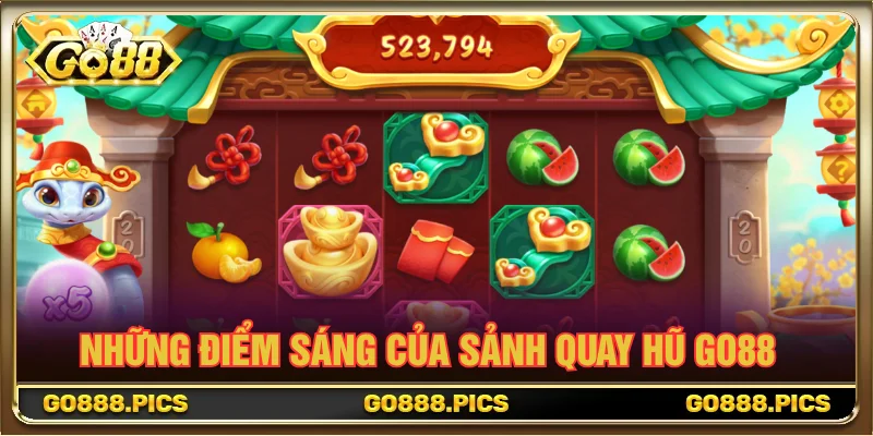 Sảnh game nổ hũ GO88 có nhiều tựa game hot hit dễ chơi